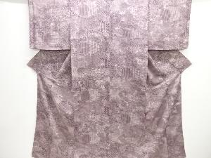 花古典柄小紋着物